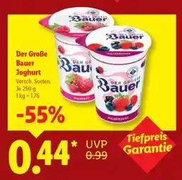 Lidl Der Große Bauer Joghurt Angebot