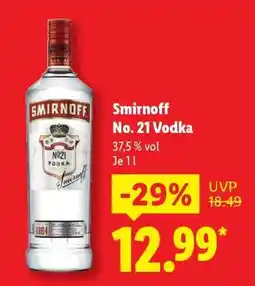 Lidl Smirnoff No. 21 Vodka Angebot