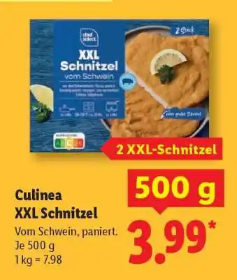Lidl Culinea XXL Schnitzel Angebot