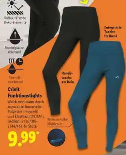 Lidl CRIVIT Funktionstights Angebot