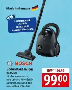 Famila Nord Ost BOSCH Bodenstaubsauger BGD52BA1 Angebot