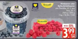 Edeka Himbeeren oder Kulturheidelbeeren Angebot