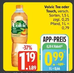 Edeka Volvic Tee oder Touch Angebot