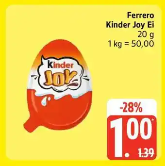 Edeka Ferrero Kinder Joy Ei Angebot