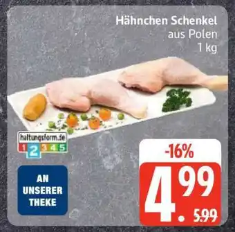 Edeka Hähnchen- schenkel Angebot