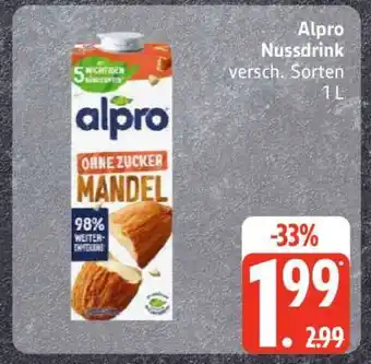 Edeka Alpro Nussdrink Angebot