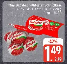 Edeka Mini Babybel, halbfester Schnittkäse Angebot