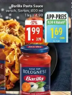 Edeka Barilla Pasta Sauce Angebot