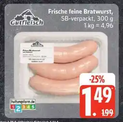 Edeka Frische feine Bratwurst Angebot