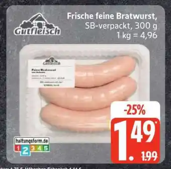 Edeka Frische feine Bratwurst Angebot