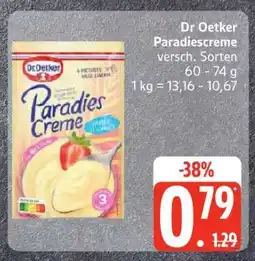 Edeka DR. OETKER Paradiescreme Angebot