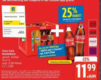 Edeka Coca-Cola Kombikiste Angebot