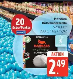 Edeka Mandara Büffelmozzarella Angebot