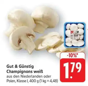 Edeka Gut & Günstig Champignons weiß Angebot
