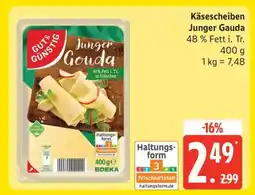 Edeka Käsescheiben Junger Gauda Angebot