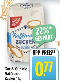 Edeka Gut & Günstig Raffinade Zucker 1 kg Angebot