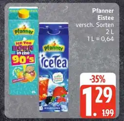 Edeka Pfanner Eistee Angebot