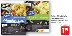 Edeka Settele Schwäbische Maultaschen oder Gemüse-Maultaschen Angebot