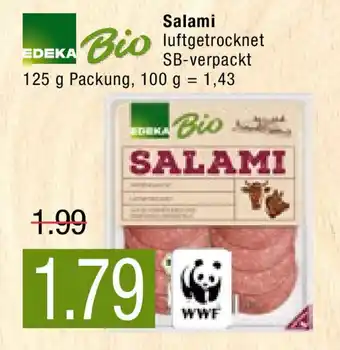 Marktkauf Edeka Bio Salami Angebot