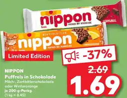 Kaufland NIPPON Puffreis in Schokolade Angebot