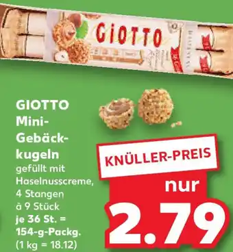 Kaufland GIOTTO Mini Gebäckkugeln Angebot