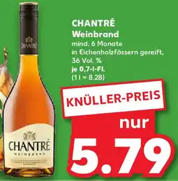 Kaufland CHANTRÉ Weinbrand Angebot