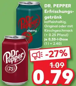 Kaufland DR. PEPPER Erfrischungsgetränk Angebot