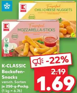Kaufland K-CLASSIC Backofen Snacks Angebot