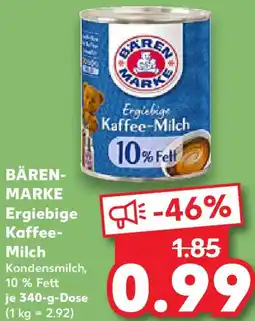 Kaufland BÄRENMARKE Ergiebige Kaffee Milch Angebot