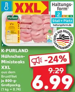 Kaufland K-PURLAND Hähnchen Ministeaks XXL Angebot