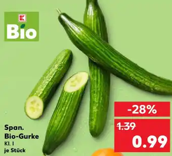 Kaufland Span. Bio-Gurke Angebot