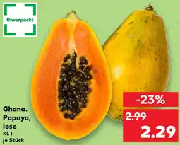 Kaufland Ghana. Рарауа, lose Angebot