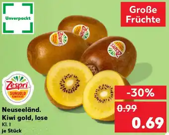 Kaufland Zespri Neuseeländ. Kiwi gold, lose Angebot