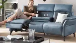 XXXLutz Dieter Knoll Leder-Trapezsofa Angebot