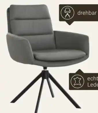 XXXLutz Dieter Knoll Leder-Armlehnstuhl Angebot