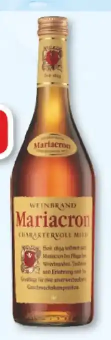 trinkgut Mariacron Weinbrand Angebot