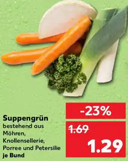 Kaufland Suppengrün Angebot