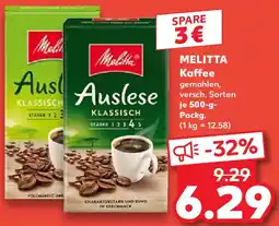Kaufland MELITTA Kaffee Angebot