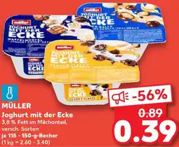 Kaufland MÜLLER Joghurt mit der Ecke Angebot