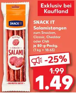 Kaufland SNACK IT Salamistangen Angebot