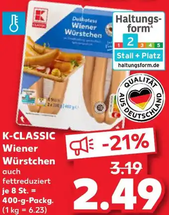 Kaufland K-CLASSIC Wiener Würstchen Angebot