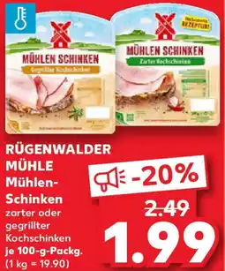 Kaufland RÜGENWALDER MÜHLE Mühlen Schinken Angebot