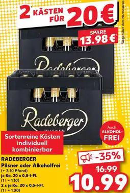 Kaufland RADEBERGER Pilsner oder Alkoholfrei Angebot