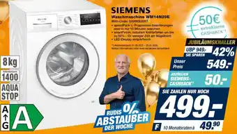 Expert SIEMENS Waschmaschine WM14N29E Angebot