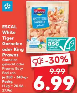 Kaufland ESCAL White Tiger Garnelen oder King Prawns Angebot