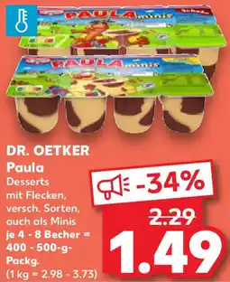 Kaufland DR. OETKER Paula Angebot