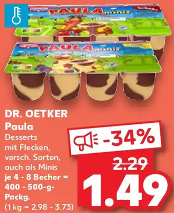 Kaufland DR. OETKER Paula Angebot