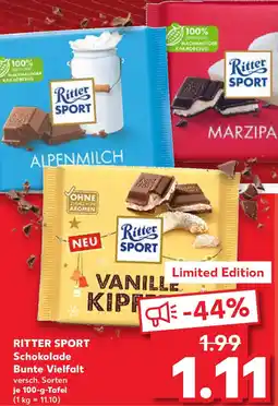 Kaufland RITTER SPORT Schokolade Bunte Vielfalt Angebot