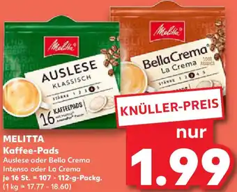 Kaufland MELITTA Kaffee-Pads Angebot