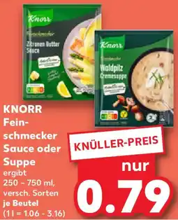 Kaufland KNORR Feinschmecker Sauce oder Suppe Angebot